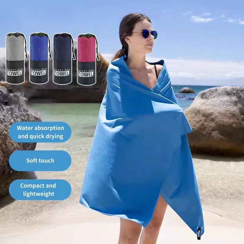 Microfiber Towels Quick Dry Beach Towel Gymnastics Fitness Swimming Yoga Gym Towel Ultra Soft Sports Towels