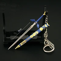 Tears of The Kingdom Weapon Hero Link Master Sword Keychain The Hyrule Fantasy Game Peripheral 9cm Sword Gifts Toys for Boys 1