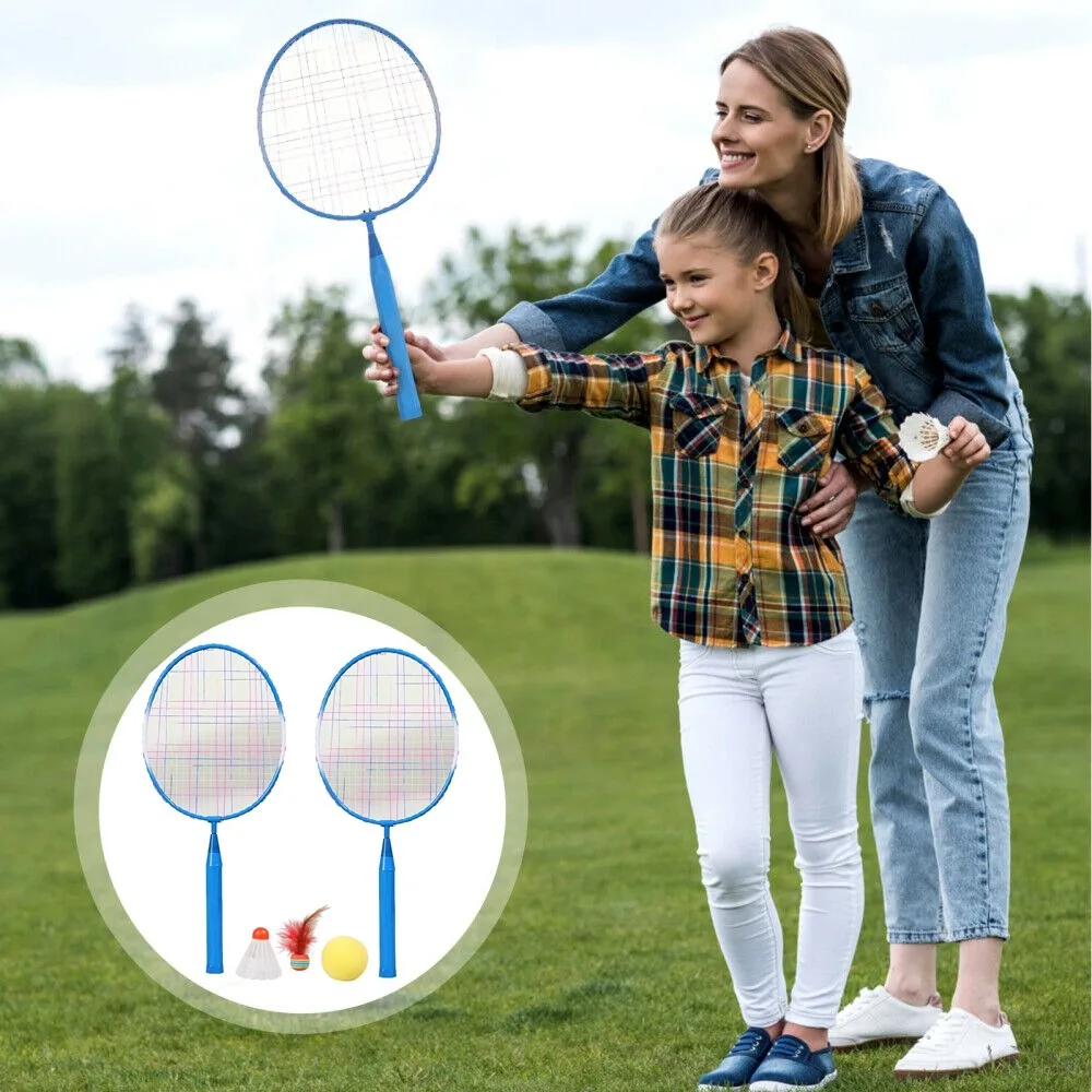 

Iron Badminton Racket 46cm Racquet Set Set Outdoor Sports for Outdoors Motion Racquet Movement Child Personal Interaction