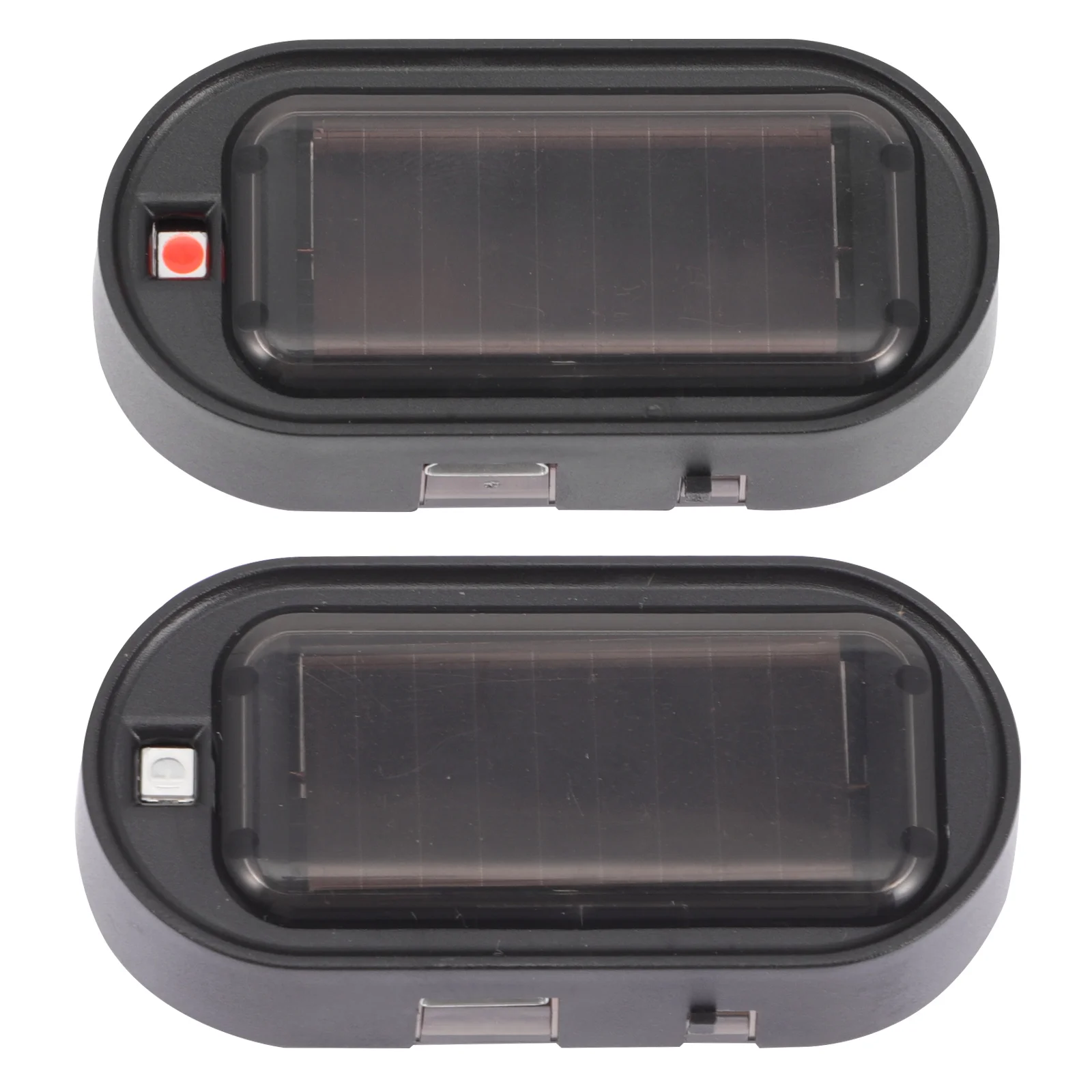 2 Pcs Light Blinking Car Warning Light Solar Warning Light Alarm System