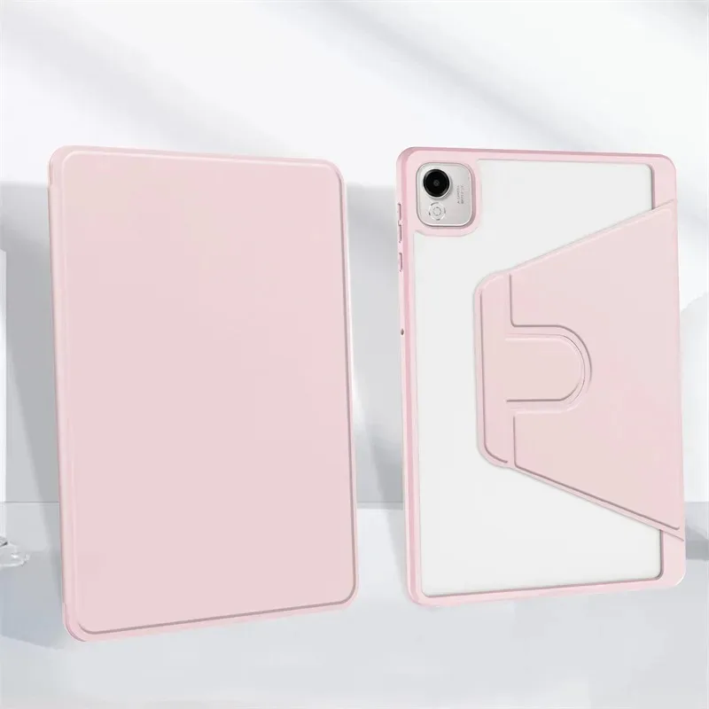 Enhanced Product Title:  
360 Rotating Acrylic Tablet Case with Pencil Slot