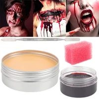 Scar Wax SFX Special Effects Makeup Wound Skin Makeup Halloween Fake Nose Stage Body Paint Fancy Fake Wax Body Face Painting 1