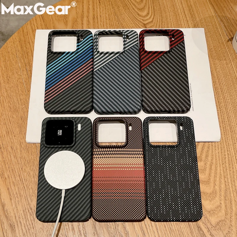 Luxury Slim Carbon Fibre Magnetic Shockproof Cover