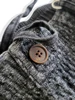 Men's Grey Tapered Pants Sashiko Japanses Style Casual Trousers 5