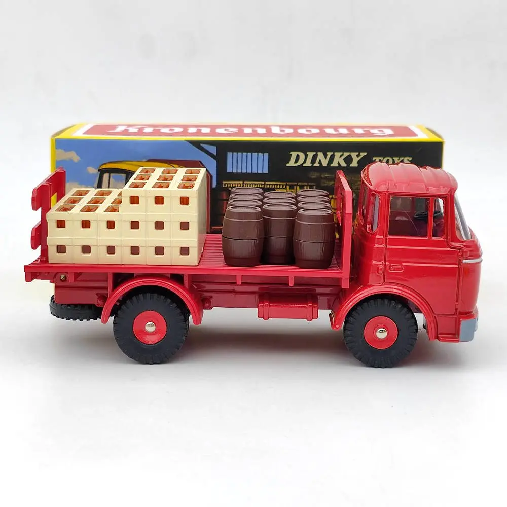 Atlas Dinky Toys 588 Plateau Brasseur Berliet Gak Camion Rosso Modelli Diecast Collezione