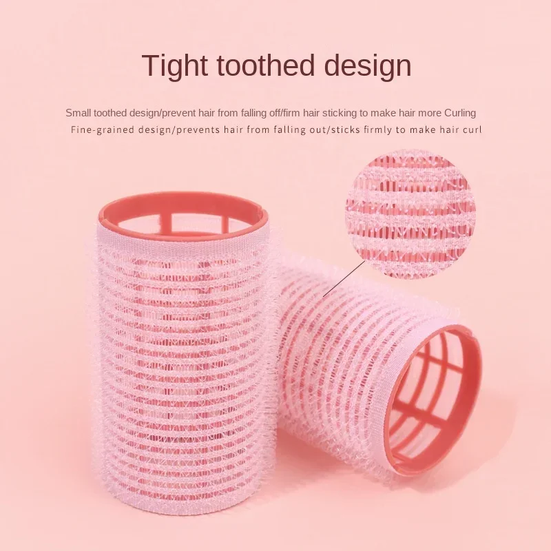 6pcs Air Bangs Hair Roller No Harm To Hair Magic Curler Natural Curling No Heat Bangs Volume Self-adhesive Hook Loop DIY Styling