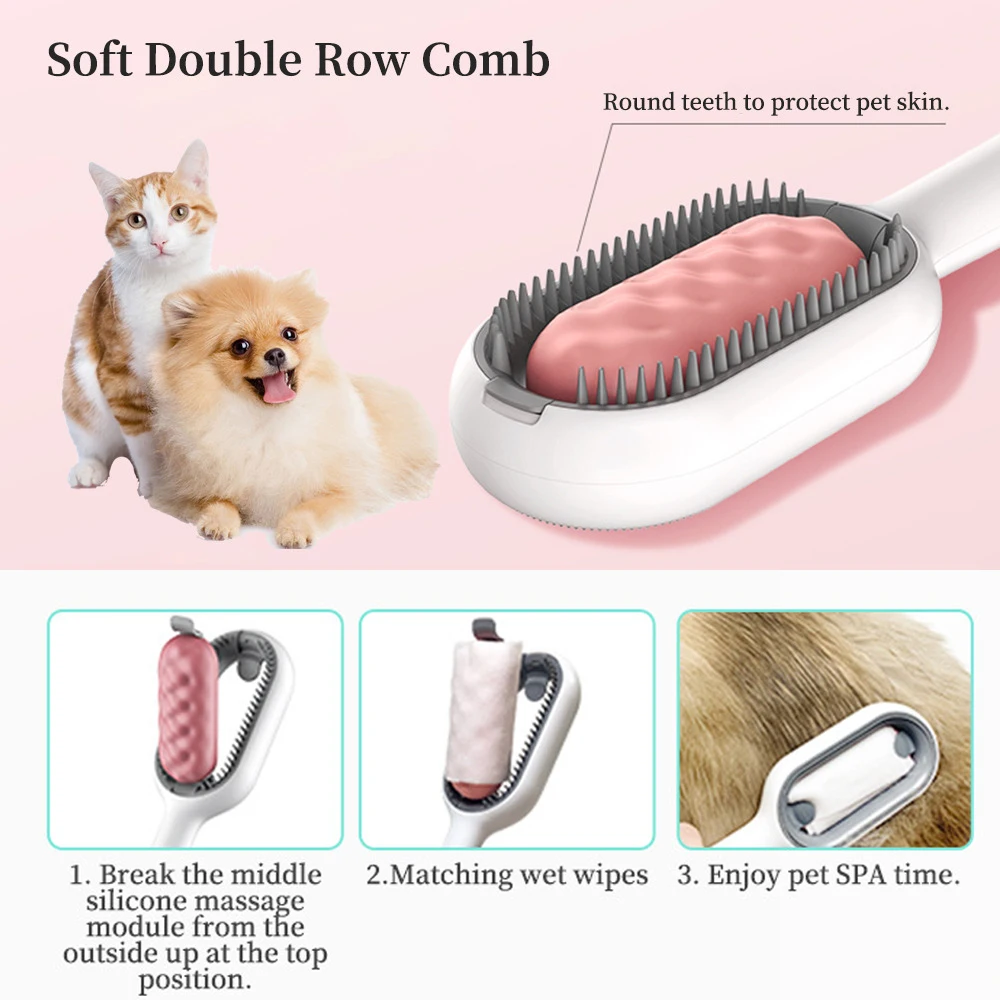 Double Sided Hair Removal Brushes for Cat Retailisto