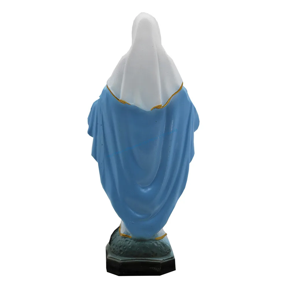 Virgin Mary Statue,Our Lady of Lourdes Figurine , Virgin Mary Ornament ,Pray Sculpture, Height 5.7 inch NEW