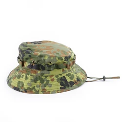 Unisex Camouflage Tactical Boonie Hat - Summer Travel & Outdoor Adventure Bucket Cap - 60 (Germany camo)