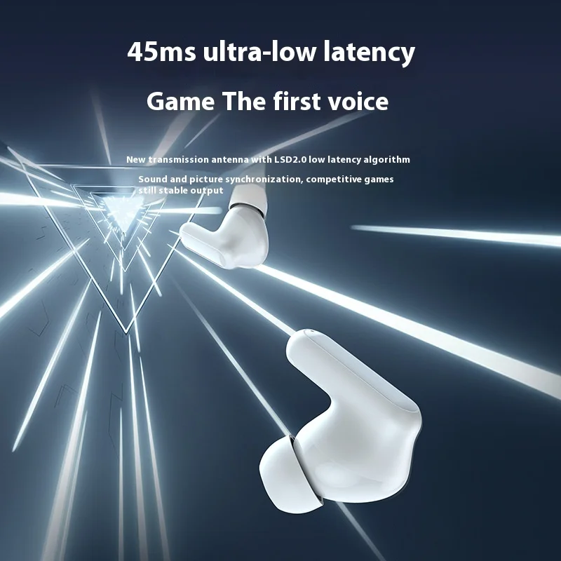 Langsdom Theta Pro 블루투스 이어폰, 소음 감소, 블루투스 5.3, 긴 배터리 수명, 저지연 무선 게이밍 이어폰, 커스텀
