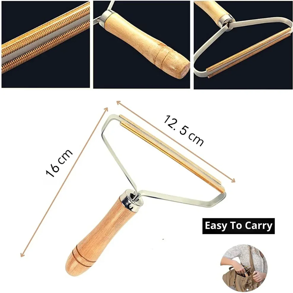 3PCS Hair Ball Stripper Manual Home Brush Tweed Dehairer Carpet Wool Coat Shaving Brush Tool Portable