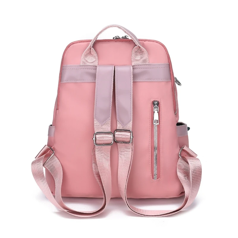 Nylon Backpack Anti-theft Travel Rucksack Shoulder Bags Casual Daypack School Bookbag for Women Student Teenagers