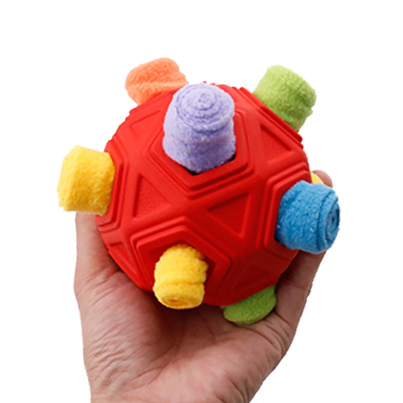 Portable Dog Sniffing Ball Puzzle Interactive Toy Pet Snuffle Ball  Encourage Training Educational Pet Slow Feeder Dispensing Toy - AliExpress