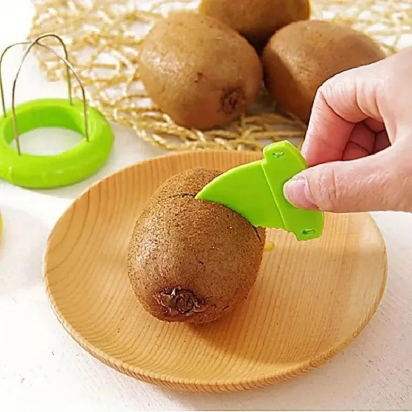 1 Pcs Kiwi Peel Split Tool Kitchen Gadgets and Accessories Creative Cut Kiwi Peeling Utensils Dig Fruit Slicer Fruit Knife