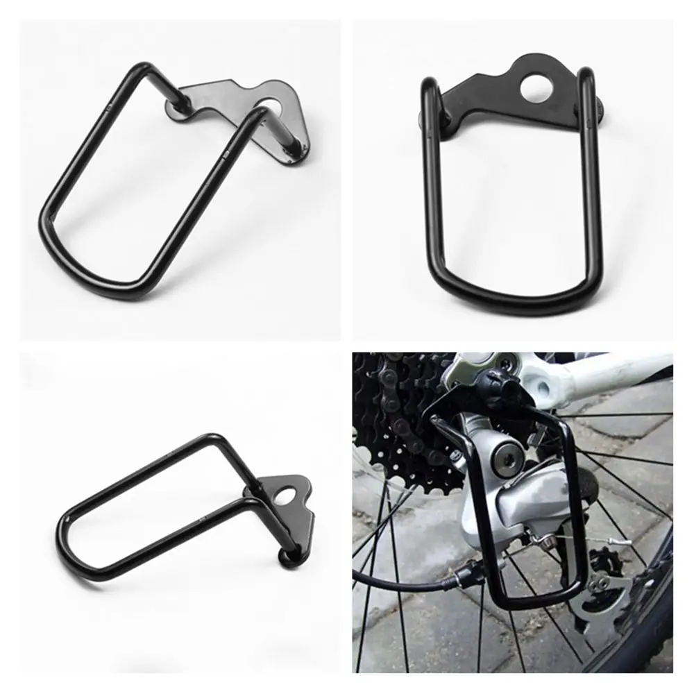 

Durable Black Road Bikes Mountain Bike Bicycle derailleur guard Rear Gear Protector Cycling Accessories Chain Stay Guard