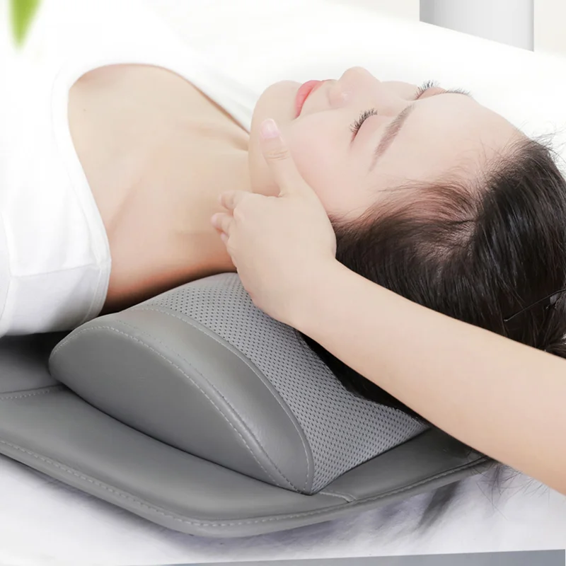 Electric Massage Mat Health Care Relax Body Cushion Neck Pillow Waist Leg Pain Relief Vibrating Heating Multifunctional Massager 2