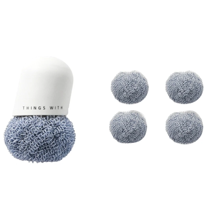 

Щетки для мытья посуды JFBL, Бытовые аксессуары для мытья посуды со съемным чистящим шариком и ручкой