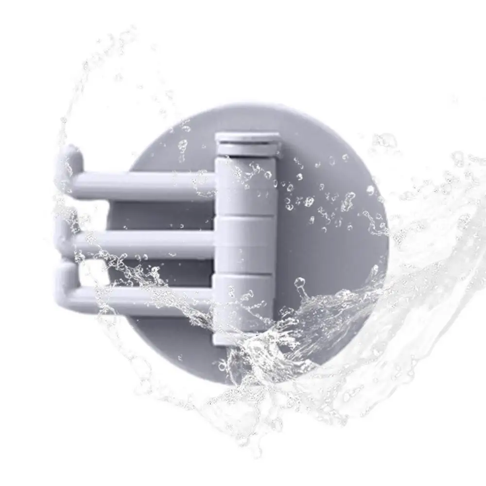 3 Branch Rotating Adhesive Wall Hook