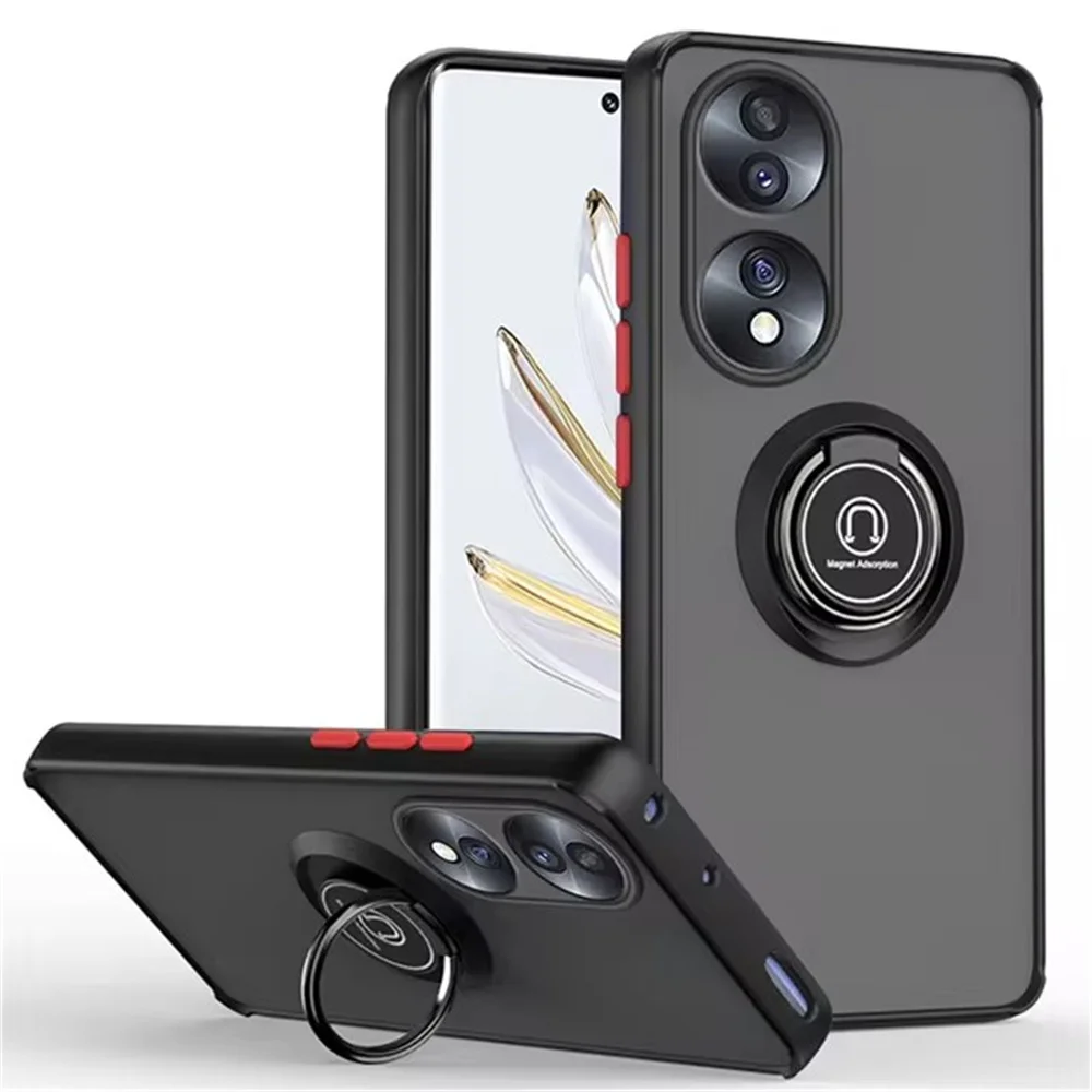 Magnetic Ring Holder Phone Case with 360° Rotating Stand