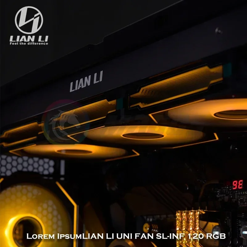 SL INF 120 Reverse /Forward Blade UNI FAN SL-INF INFINITY Mirror RGB Gen. 3Th 40 Leds L-Connect 3