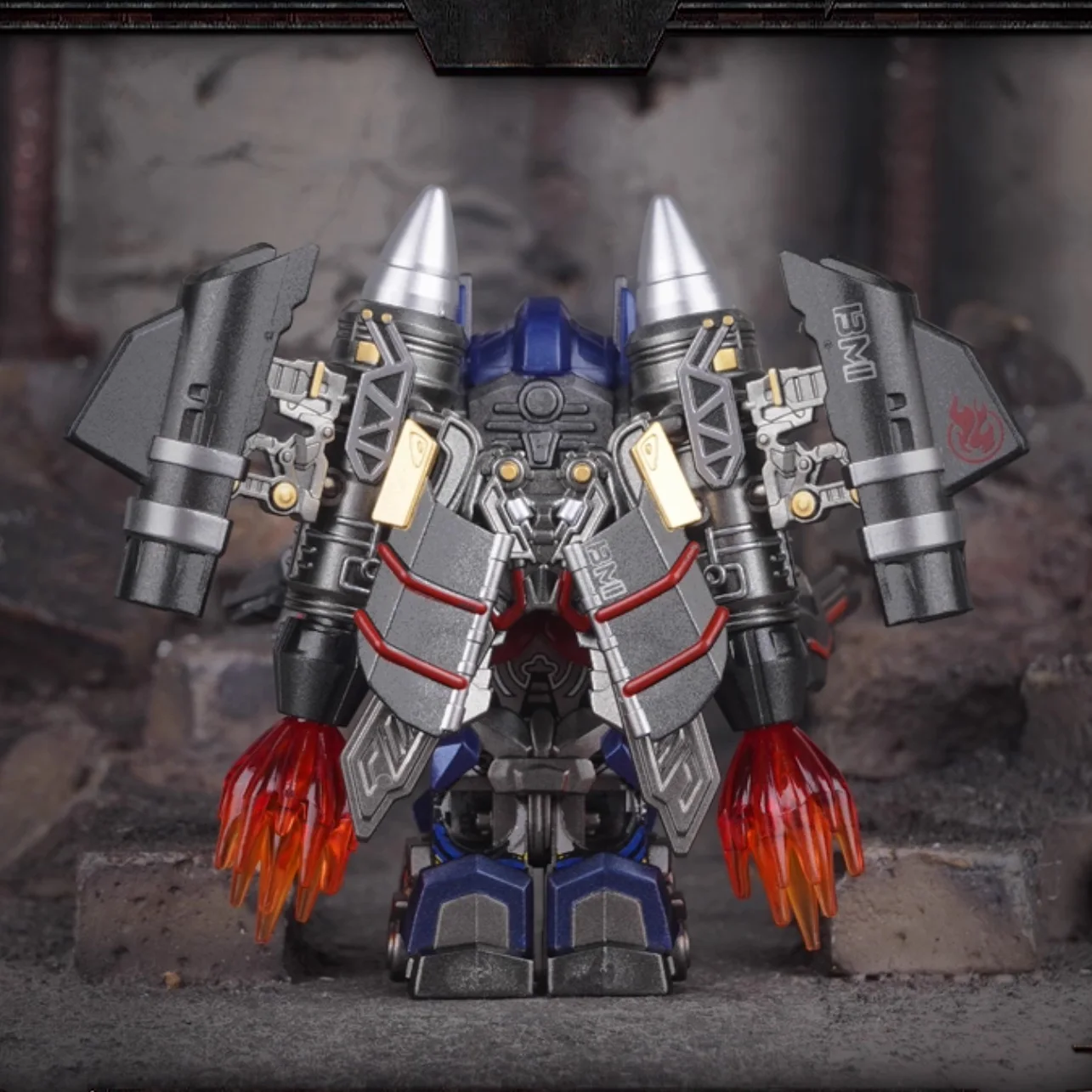 Car Warrior Convoy Building Blocks Transform Robot Optimus Mini Action Figure Toys BRICK MAN BRICKMAN