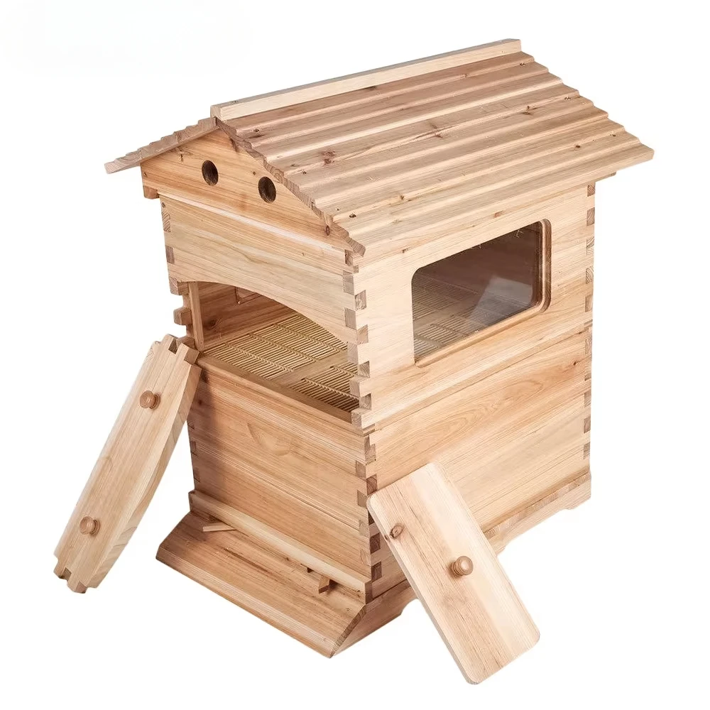 China Wax Coated Cedar Wood Automatic Edge Washing Honeycomb Honeycomb Beekeeping Equipment Tools Beekeeping