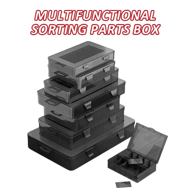 Storage Organizer Box Adjustable Compartment Plastic Jewelry Earring Bead Screw Practical Holder Case Display