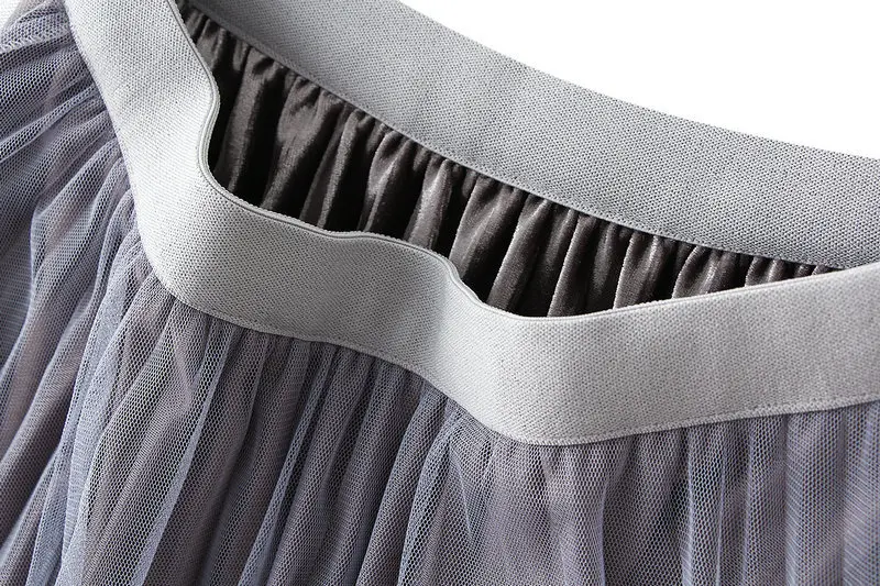 ѱ  ̽  Tulle  ĿƮ      㸮 ̽ a  Pleated ̵ ĿƮ 