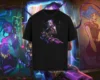 Hot Anime Arcane Unisex Men Short Sleeves Arcane Season 2 Viktor Jinx T Shirt Women  Oversized Cotton LOL Game Casual Loose Tees 2