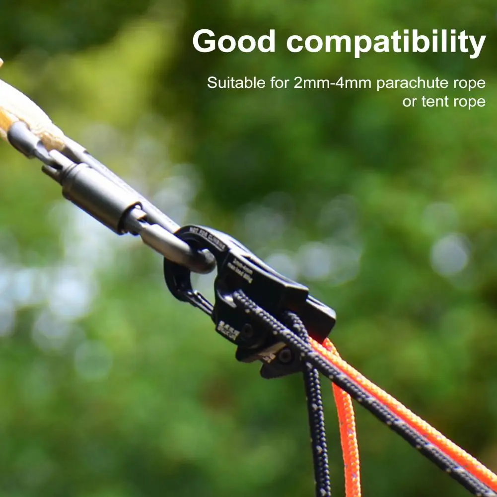 Tent Rope Tightener Rope Tensioning Tool Durable Core Lanyard Adjuster Camping Gear Strong Load-bearing Portable