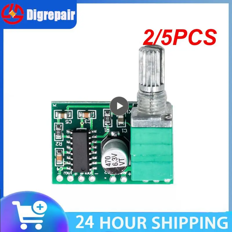 

Плата аудиоцифрового усилителя PAM8403 Mini 5 в с переключателем потенциометра, усилитель с питанием от USB, модуль для энтузиастов, точность