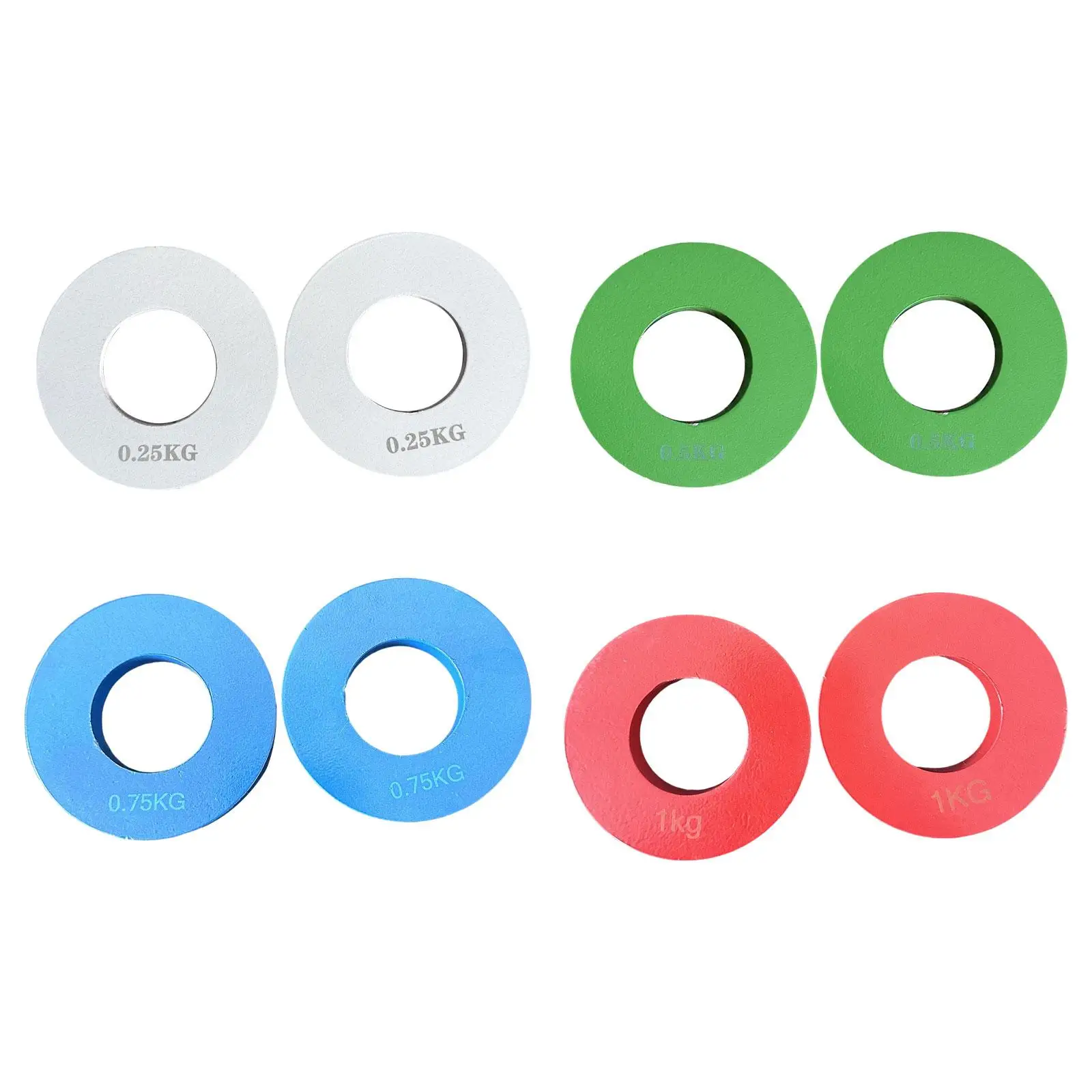 2 Pieces Barbell Plates Easy to Store Steel Convenient Use Easy to Attach Weight Plate Small Change Plate Fitness Professionals