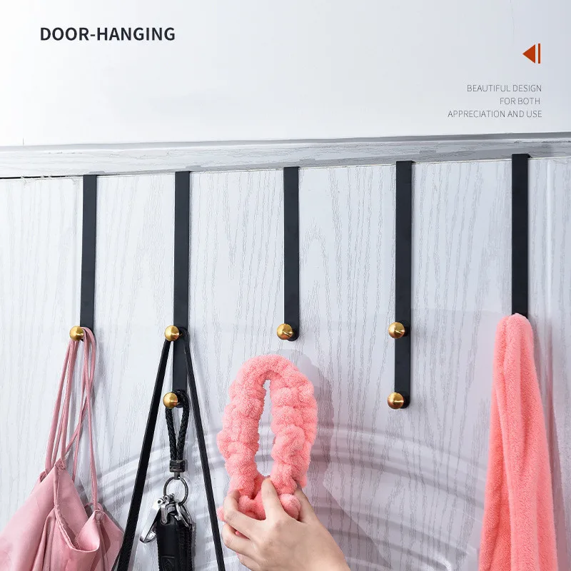 Description Picture 2 of itemStainless Steel Hat Clothes Bag Hanger Hook Holder Cupboard Door Kitchen Cabinet Back Storage Holder Rack Organizer Hanging