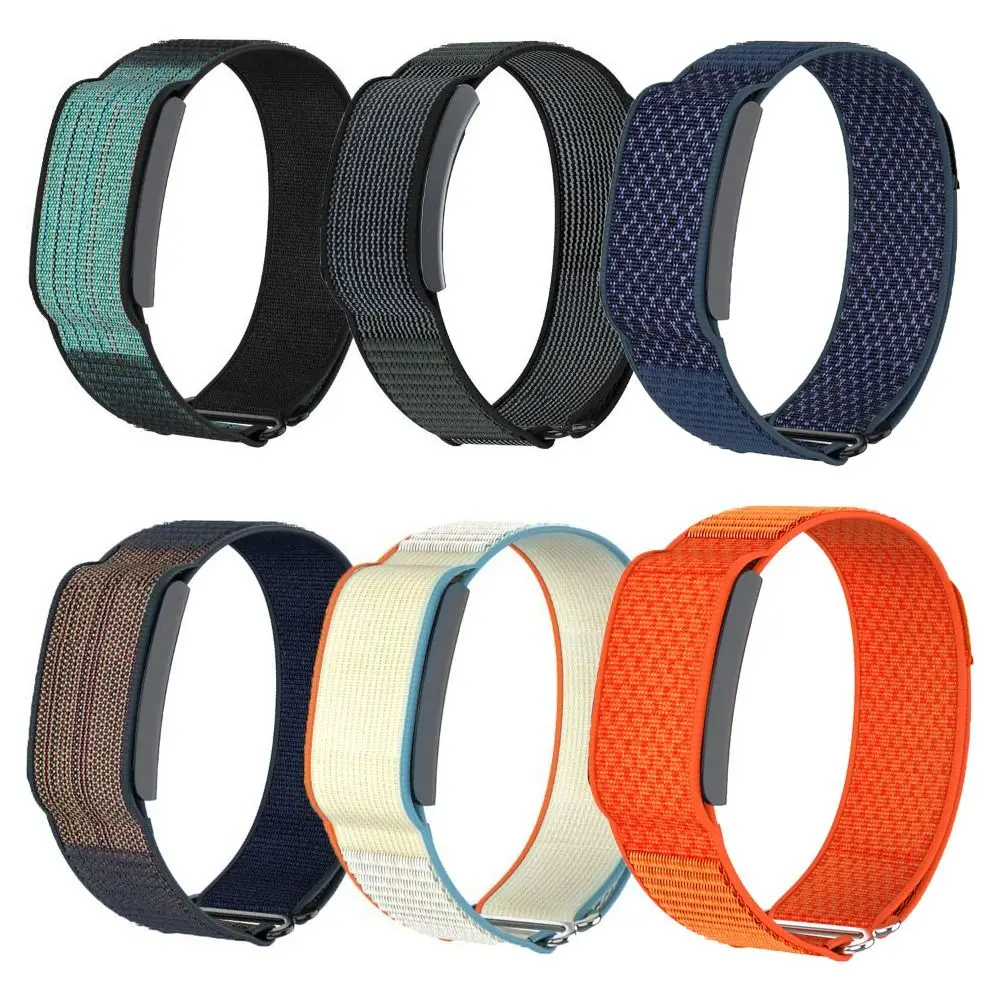 Breathable Nylon Sport Band Loop - Adjustable 22mm Fitness Tracker Strap Replacement Wristband