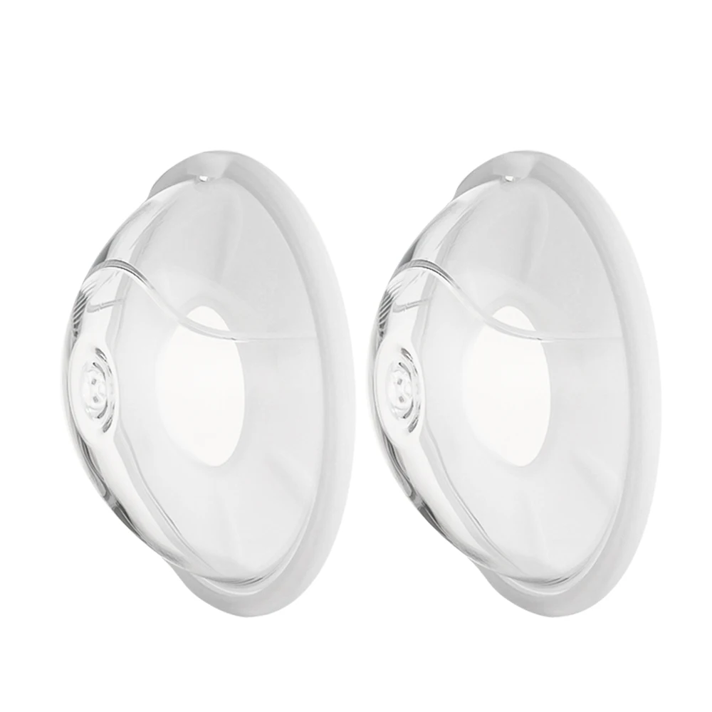 Breast Milk Catcher 2pcs Wearable Milk Saver for Breastfeeding Manual Breastmilk Collector Silicone Breast Shell Milk Catcher