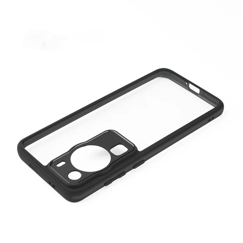 For Huawei P60 Pro Case Cover Huawei P60 Pro Capas Shockproof Bumper Transparent Colour Frame Clear Fundas Huawei P60 Pro P 60 4