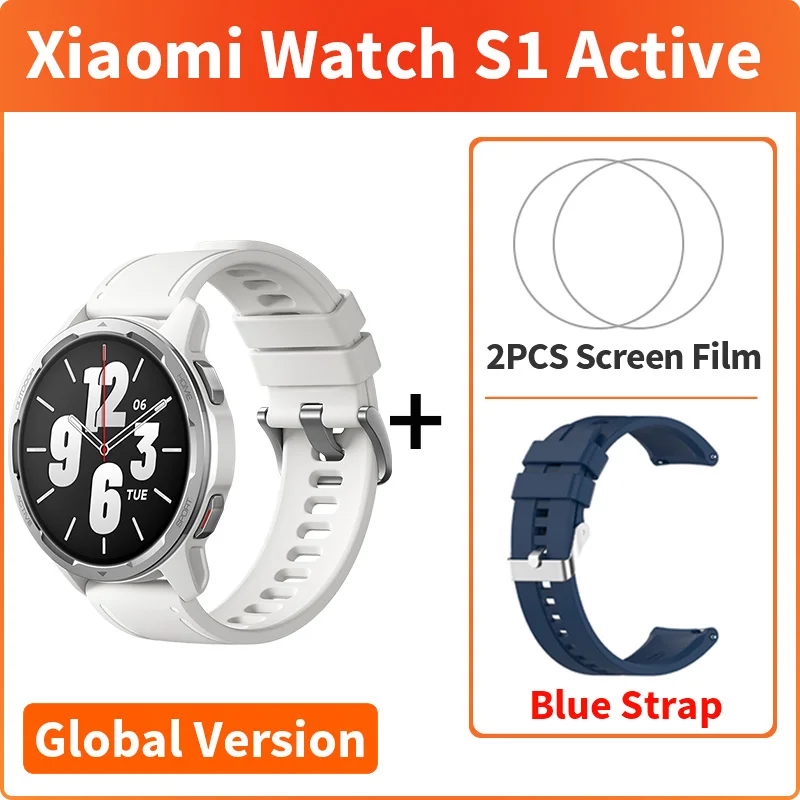 Xiaomi Watch S1 Active Global Version Smart Watch GPS Blood Oxygen 1.43" AMOLED Display Bluetooth 5.2 Phone Calls Mi SmartWatch 