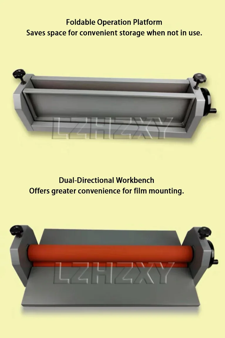High Quality 70/75cm Manual Cold Roll Laminator Machine Advertising Photo Film