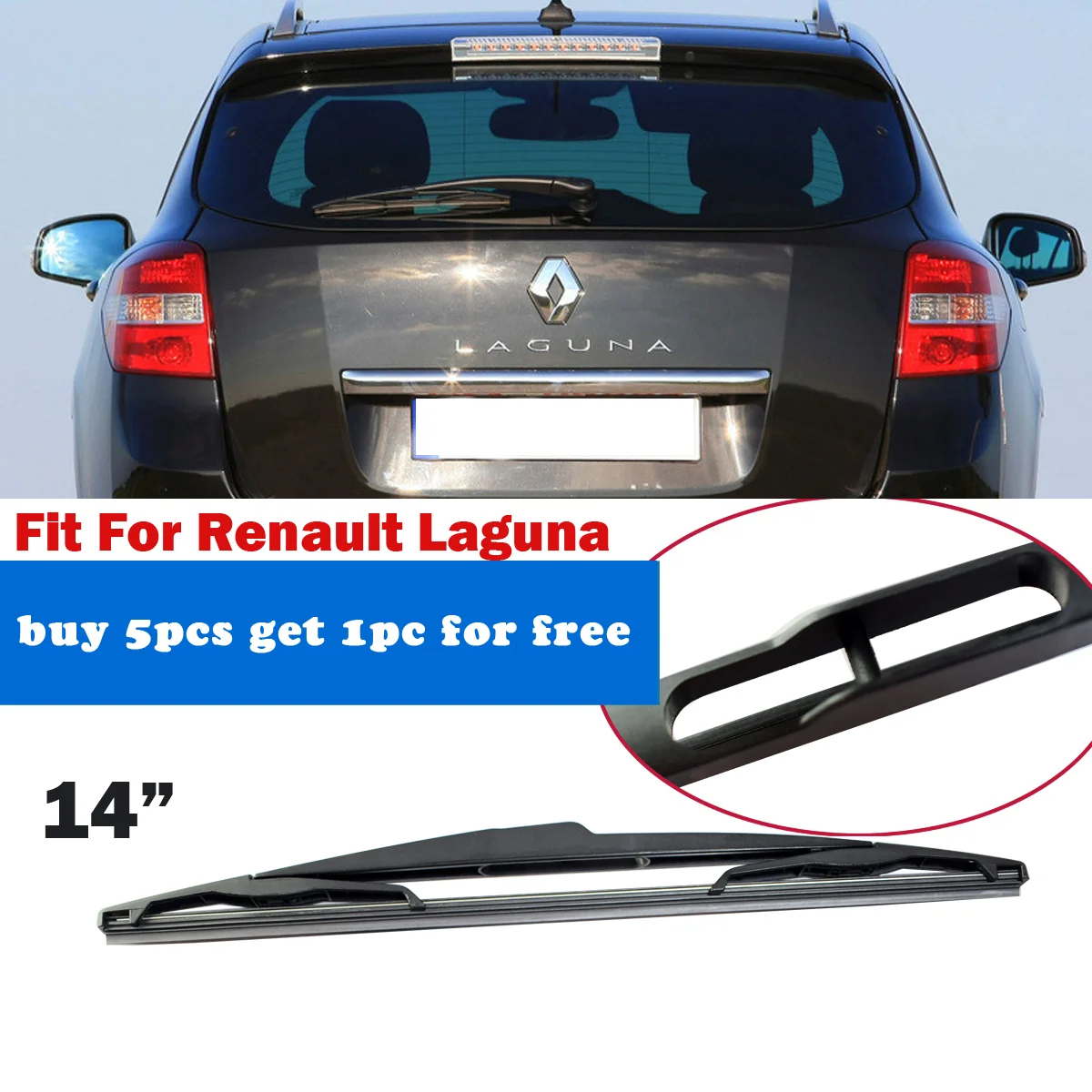 1PCCarRearWiperBlade14WindscreenWindshieldAutoWipers