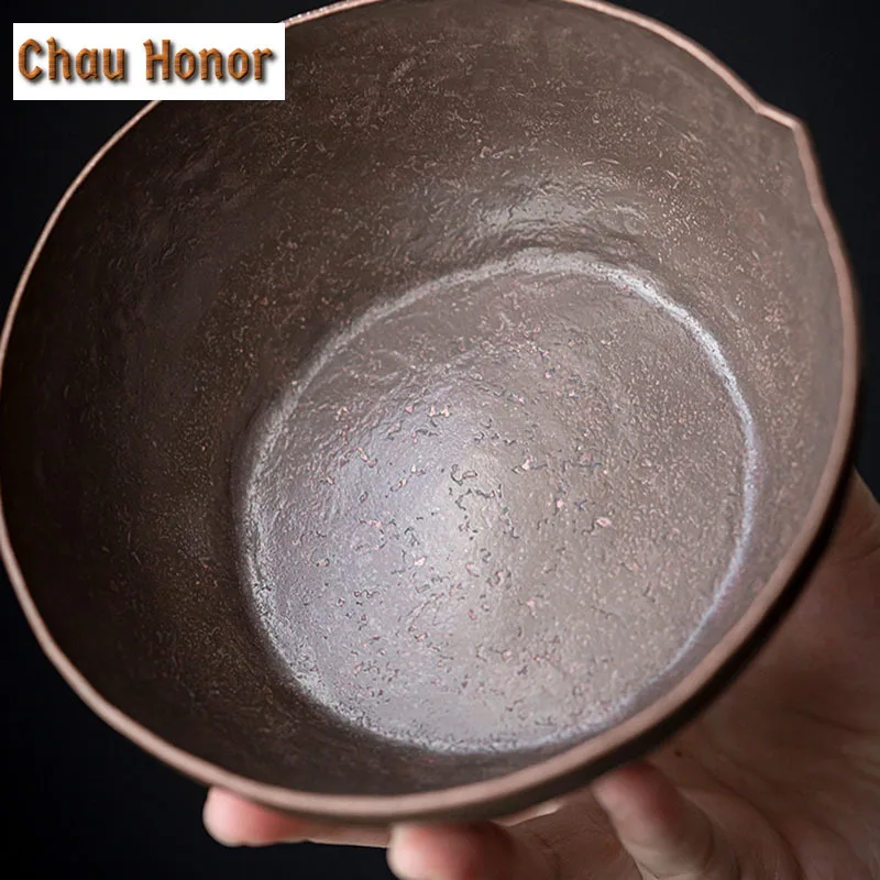 420ml Japanese Style Red Copper Jianshui Dry Bubble Tray Manual Pot Washing Storage Pot Pad Household Kung Fu Tea Set Ceremony