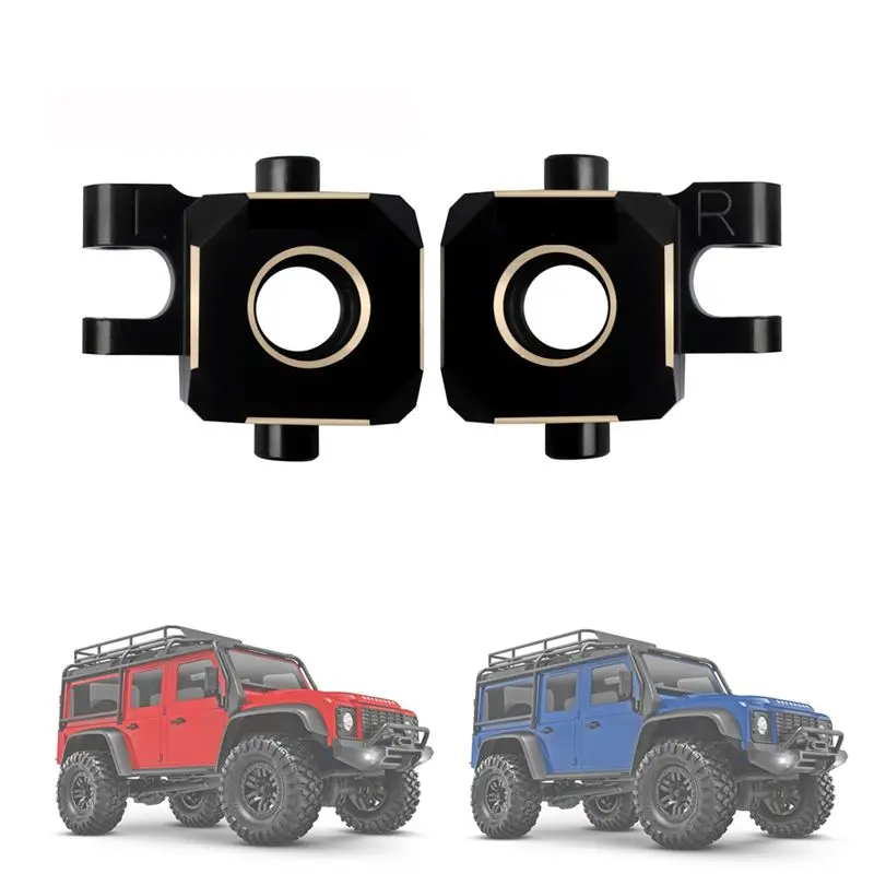 ABKN-황동 스티어링 블록 스티어링 너클 9737 Traxxas TRX4M TRX-4M 1/18 RC 크롤러 자동차 업그레이드 부품 액세서리 키트