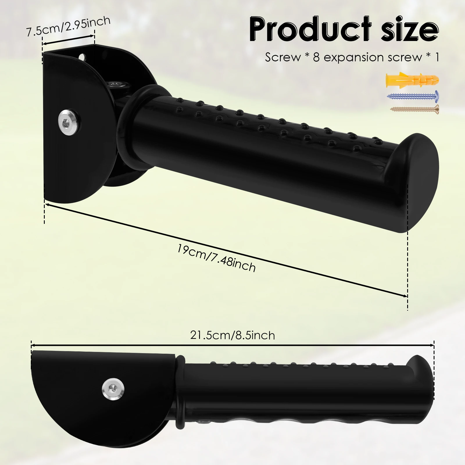 New Doorway Flip Assist Handle 5.5 Inch Foldable Flip Up Grab Bar Nonslip Extended Stair Assist Grab Bar Door Assistant Support