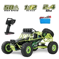 WLtoys 2.4G 12428 1/12 4WD RC Racing Car High Speed Off-Road With Gift Toys Control Kids Climbing Alloy Light LED Remote Truck 1