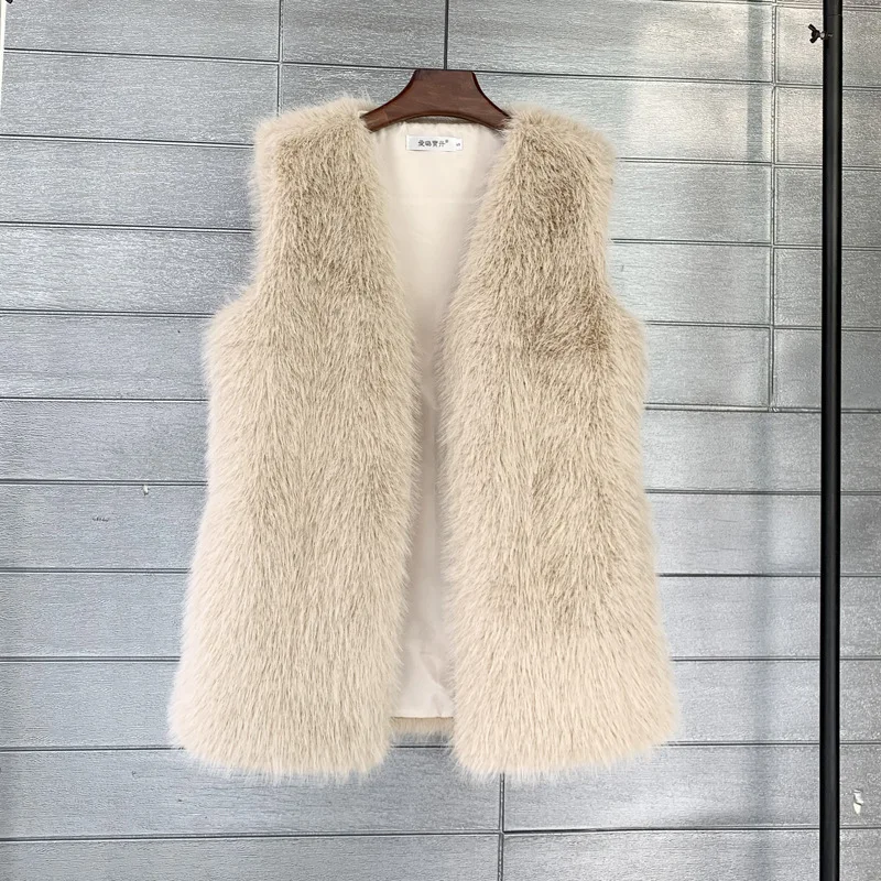 

Новинка Осень-зима 2023, женское меховое пальто из искусственного лисьего меха, Корейская версия, модная повседневная теплая подкладка H528