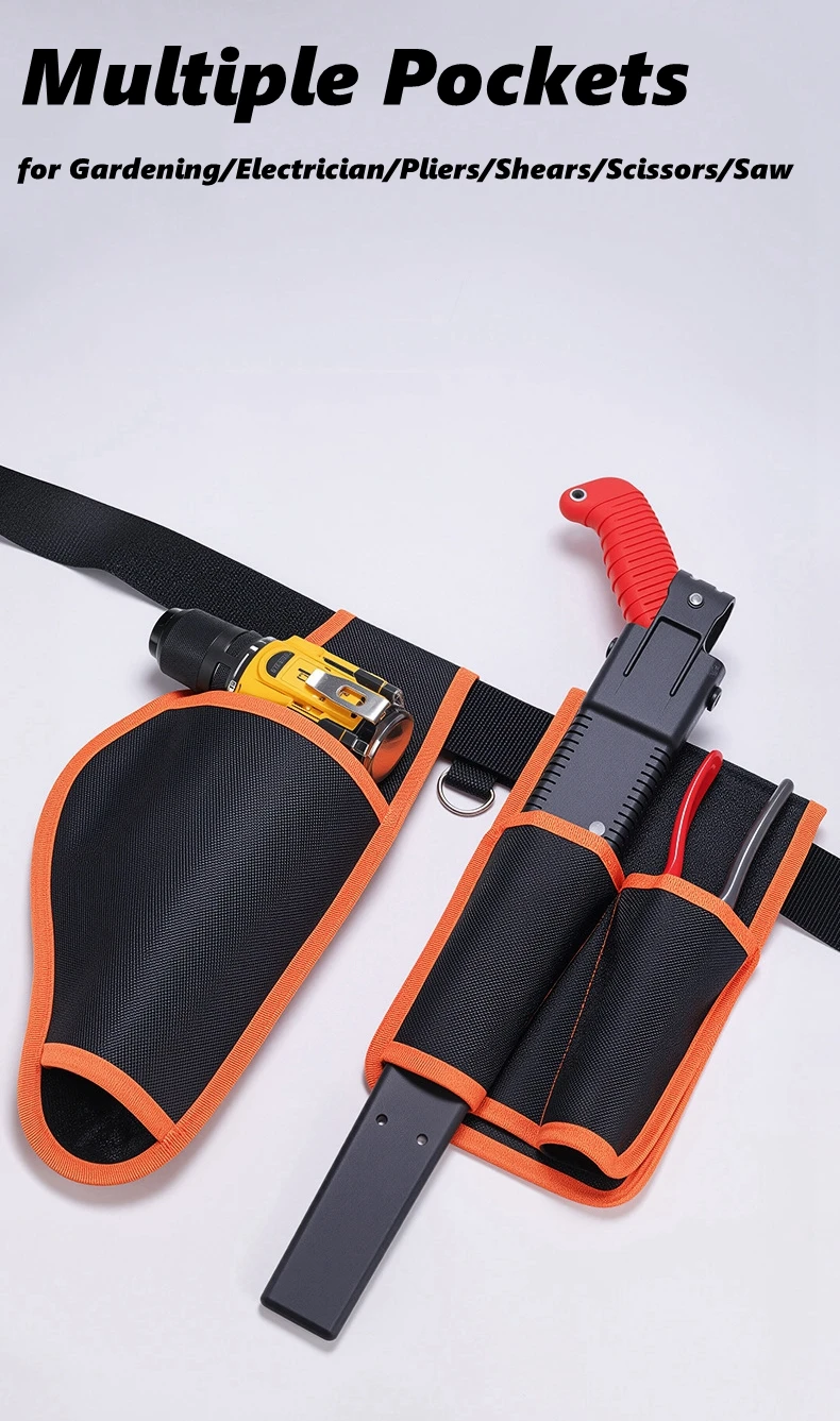 전기 가위 파우치 가정용 다기능 가위 커버 도구 파우치 정원 가꾸기용 전기 기술자용 펜치 가위