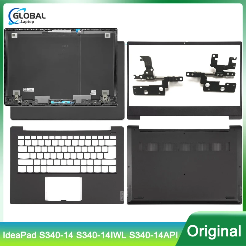 

New Laptop for Lenovo IdeaPad S340-14 S340-14IWL S340-14API 2019 LCD Back Cover Front Bezel Hinges Keyboard Palmrest Bottom Case
