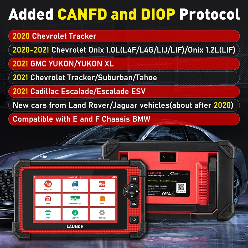 Launch X431 Crp909e Diagnostic Tools Car Obd Obd2 Full System Code Reader  Mechanical Workshop Scanner Auto Tpms A/f Bat 26 Reset - Code Readers &  Scan Tools - AliExpress