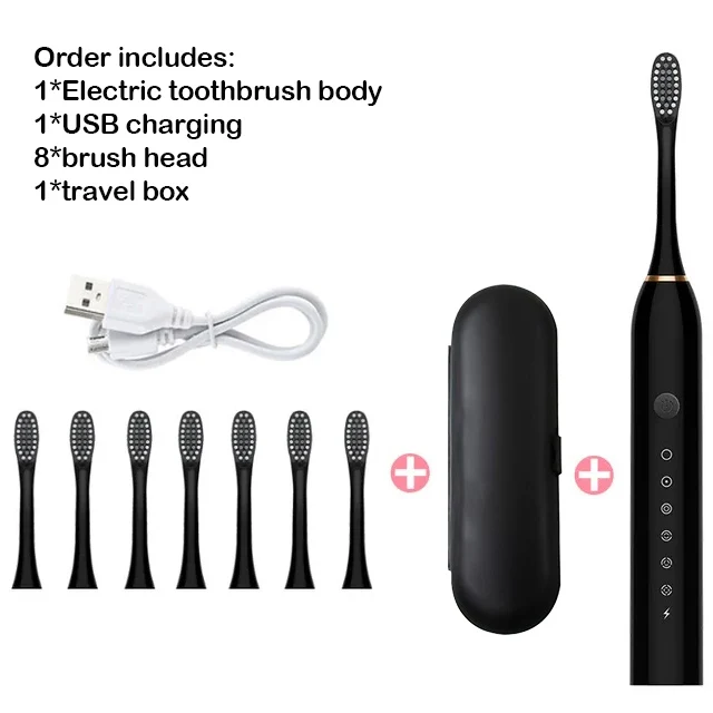 Advanced Sonic Electric Toothbrush with Smart Timer and Whitening Technology