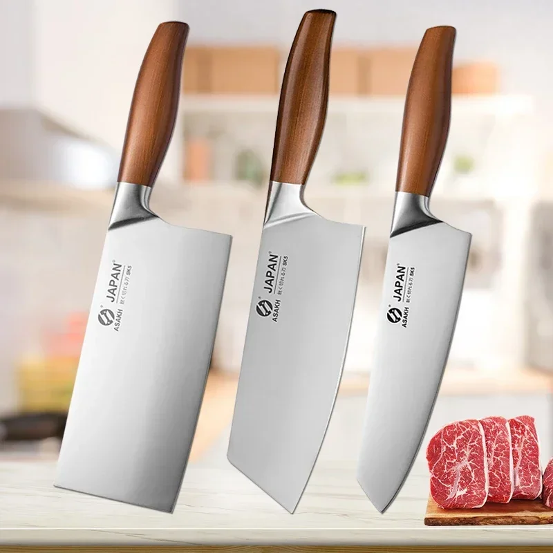 Set di coltelli da cucina da cuoco Full Tang forgiati a mano in acciaio di damas