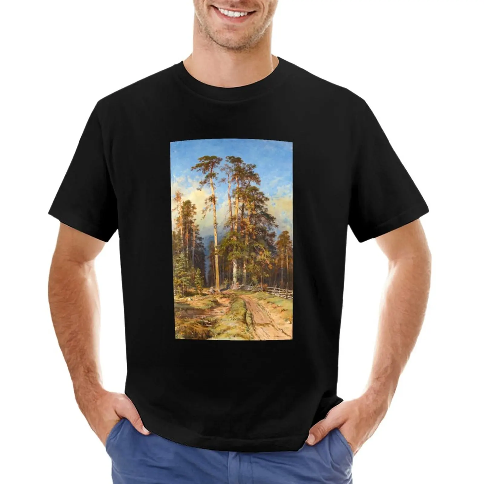 

Pine Forest (Ivan Shishkin) T-Shirt new edition t shirt korean fashion men t shirt
